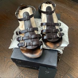 Giuseppe Zanotti Gladiator Sandals - Size 36.5